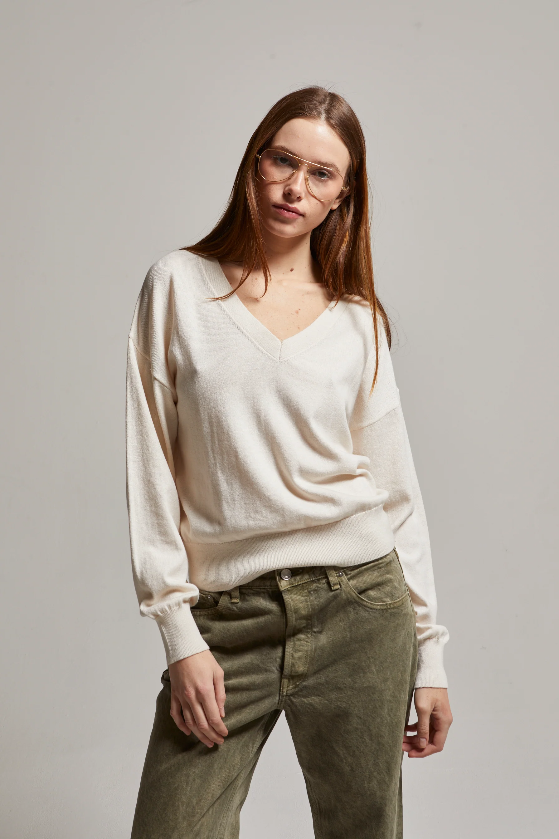 Alice Cotton Cashmere Sweater - Image 4
