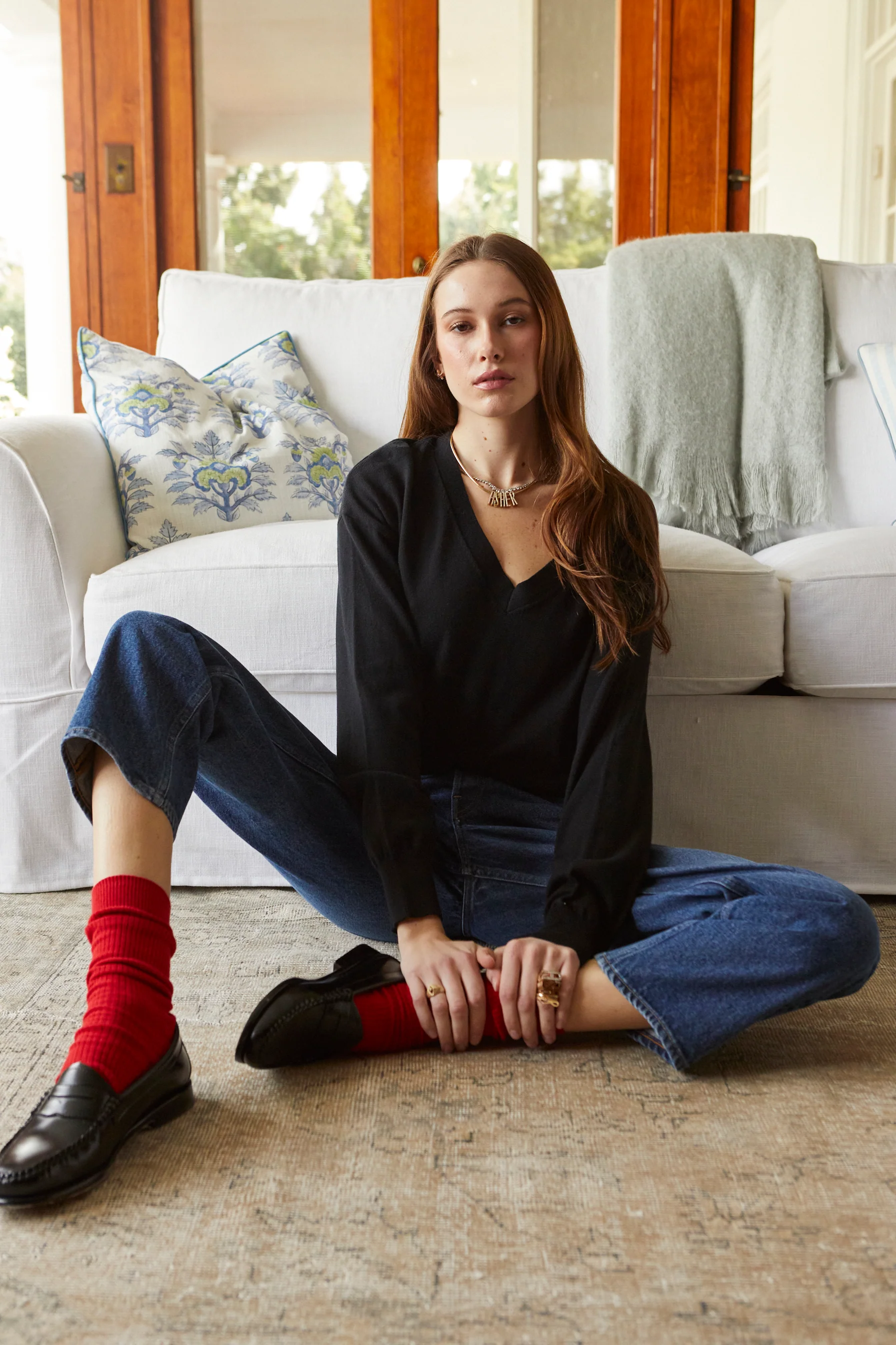 Alice Cotton Cashmere Sweater - Image 7
