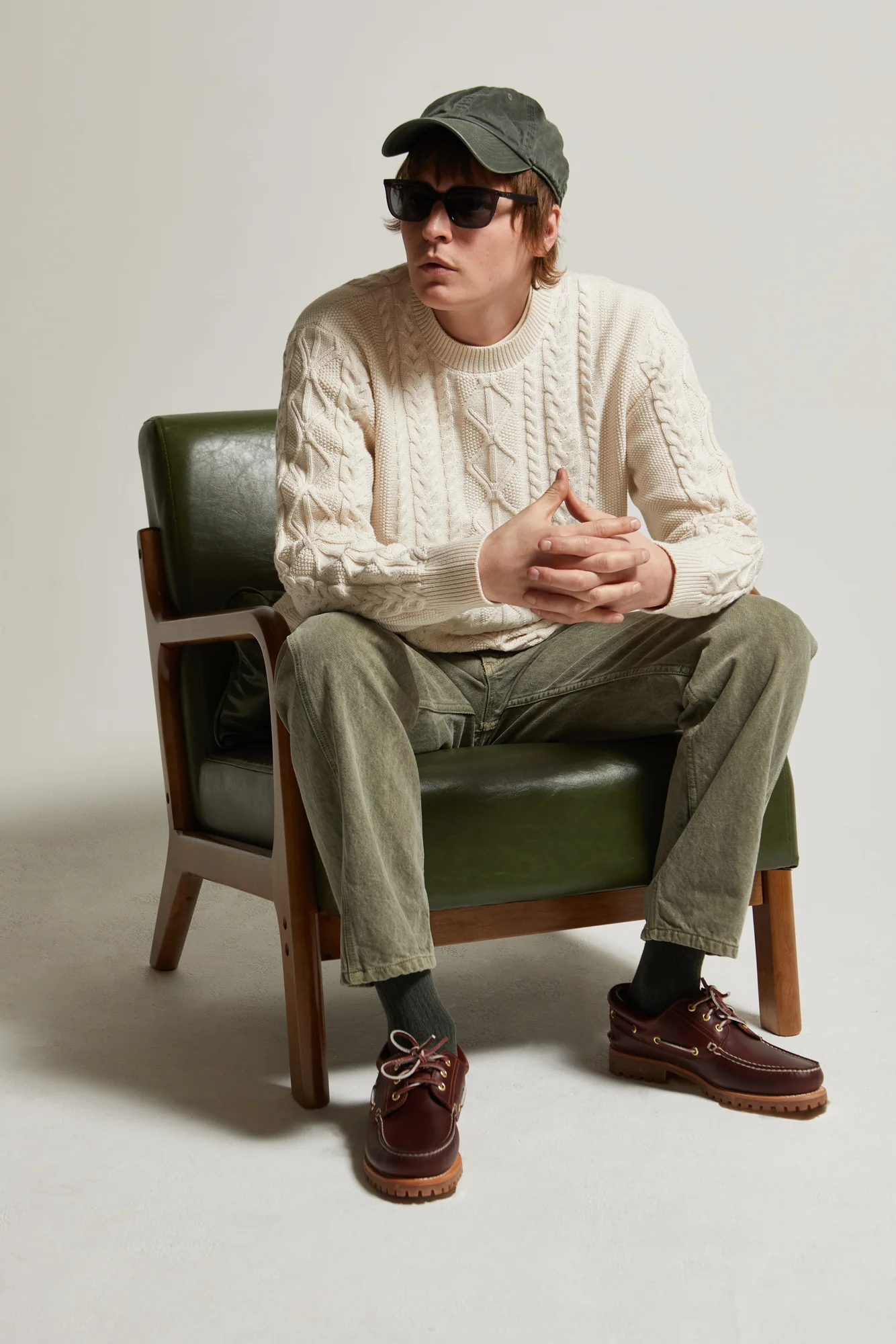 Andre Relaxed Cotton-Cashmere Cable Sweater - Image 8
