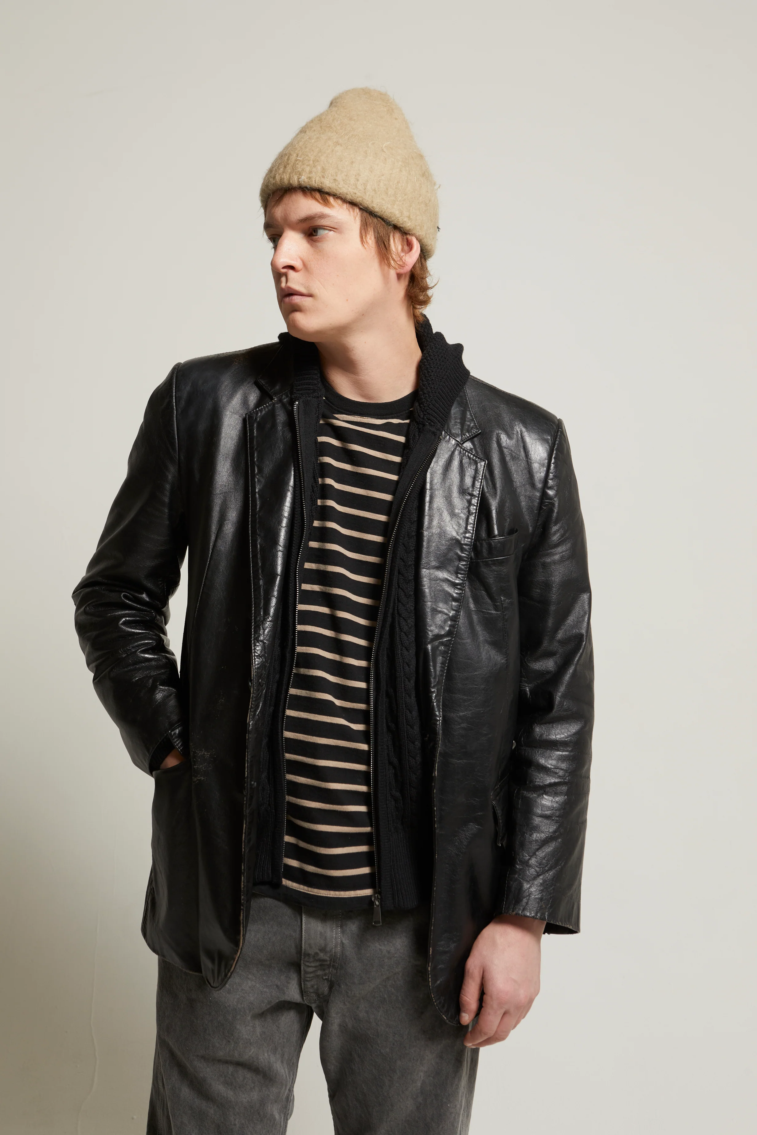 Liam Cotton-Cashmere Zip-Up Cable Sweater - Image 11