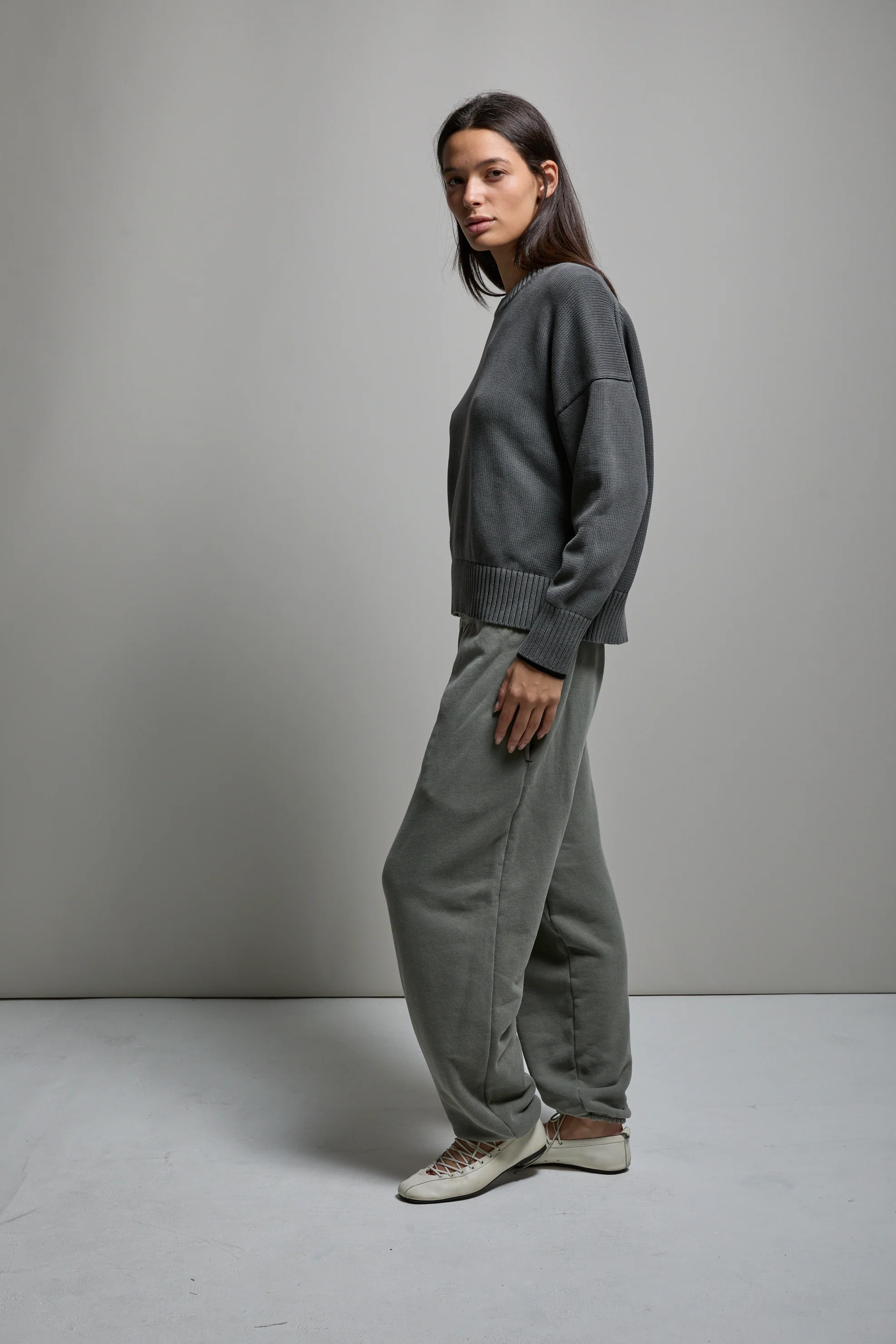 Candi Cotton Crewneck Sweater - Image 3