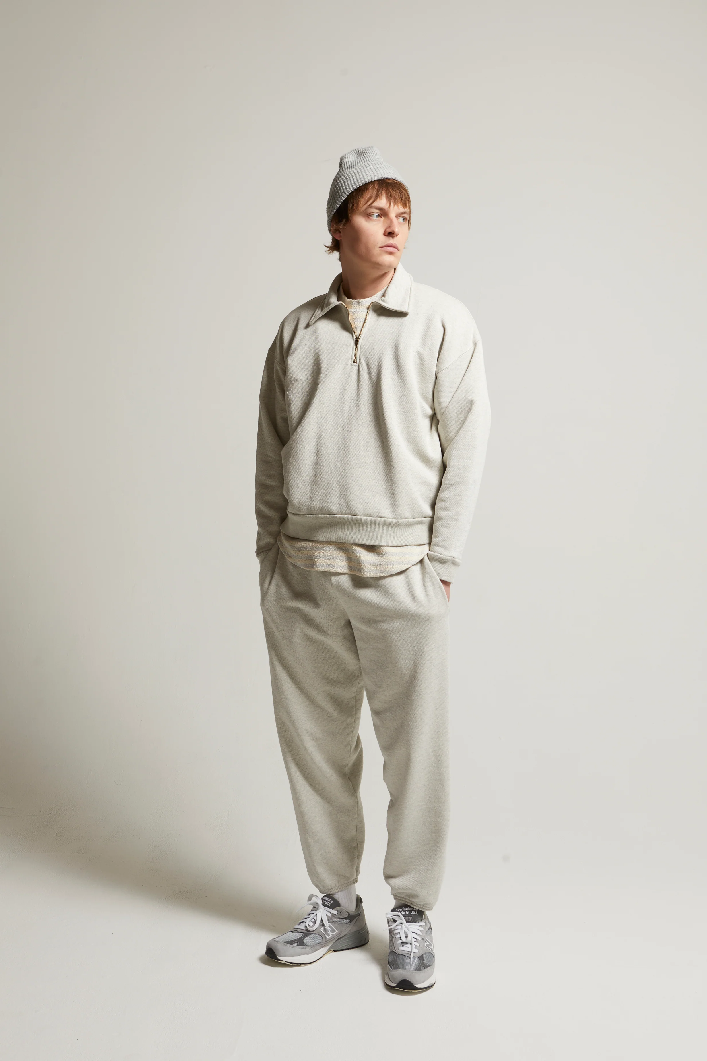 Claude Heather Ash 1/4 Zip - Image 3