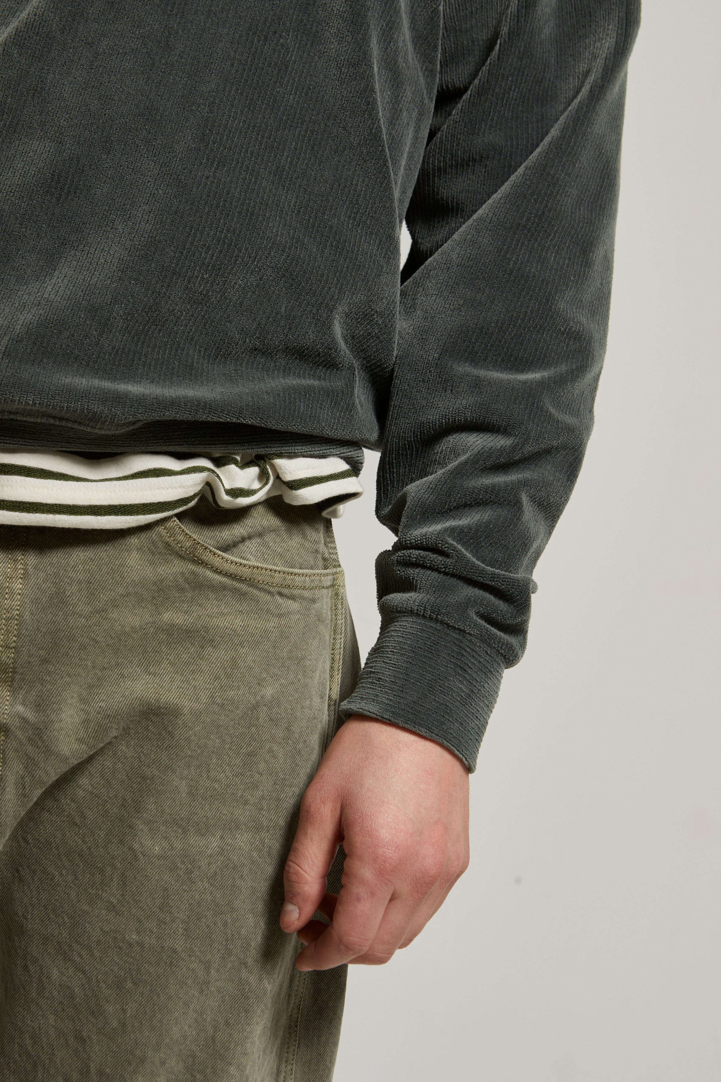 Claude Velour 1/4 Zip