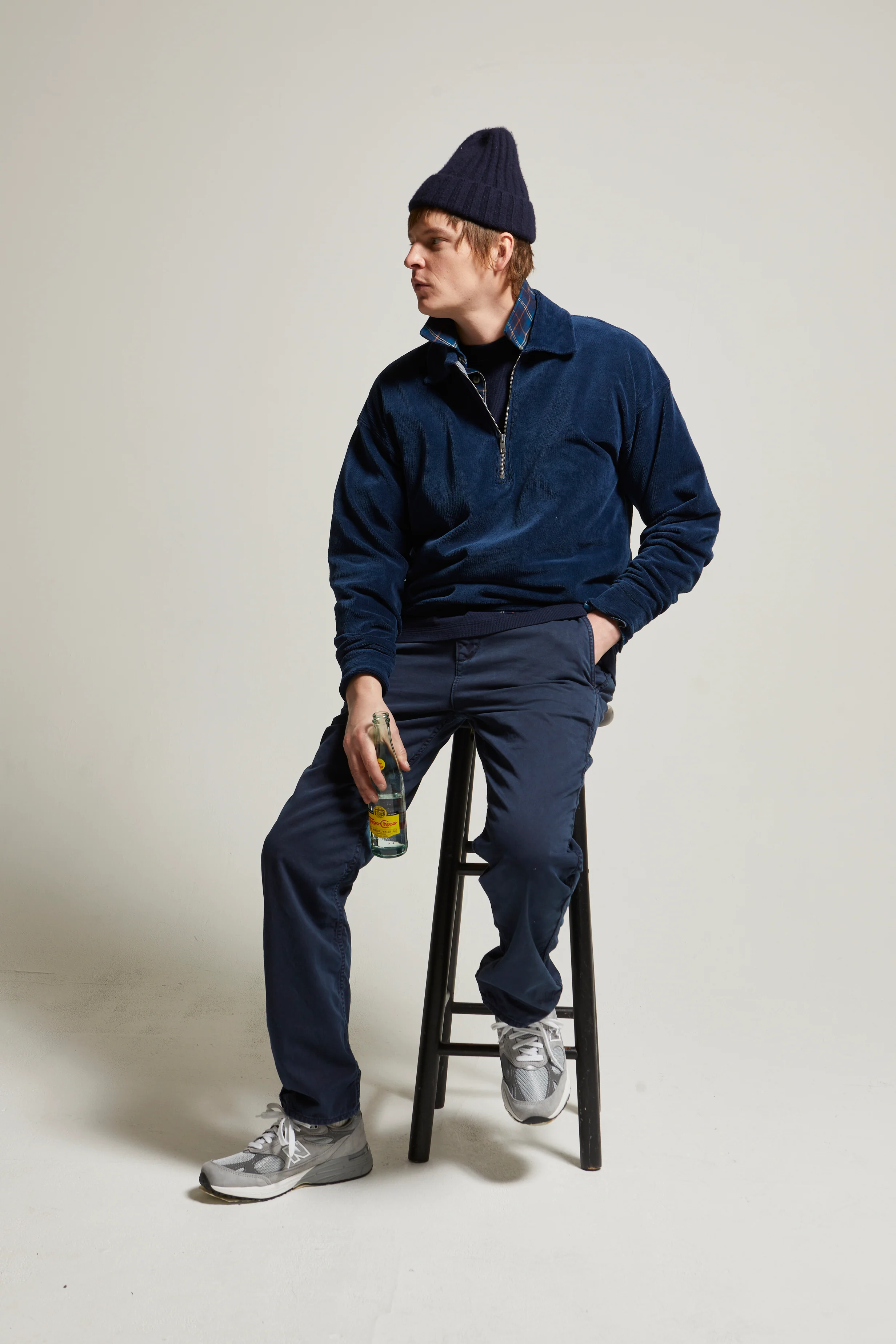 Claude Velour 1/4 Zip - Image 10