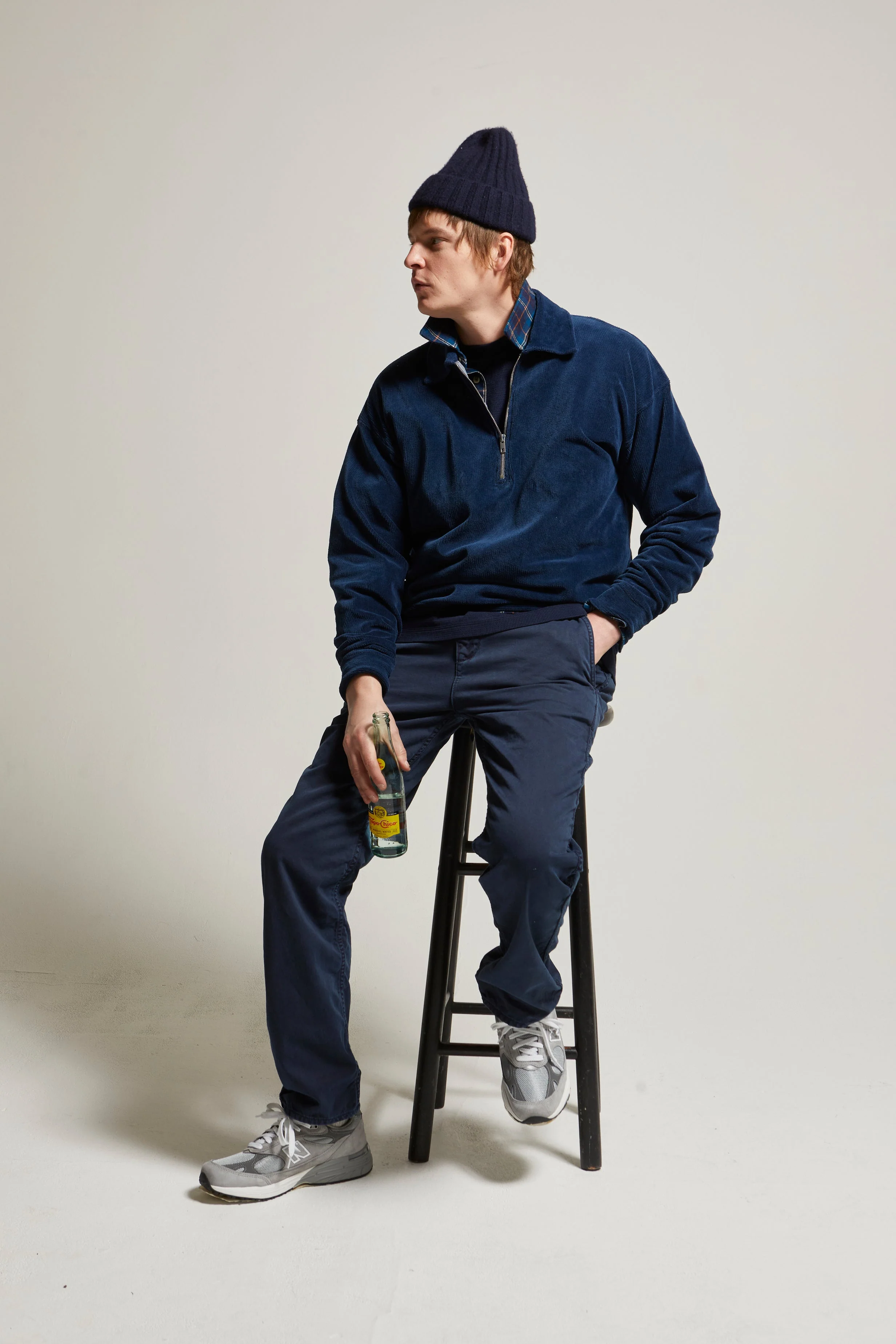 Claude Velour 1/4 Zip - Image 11