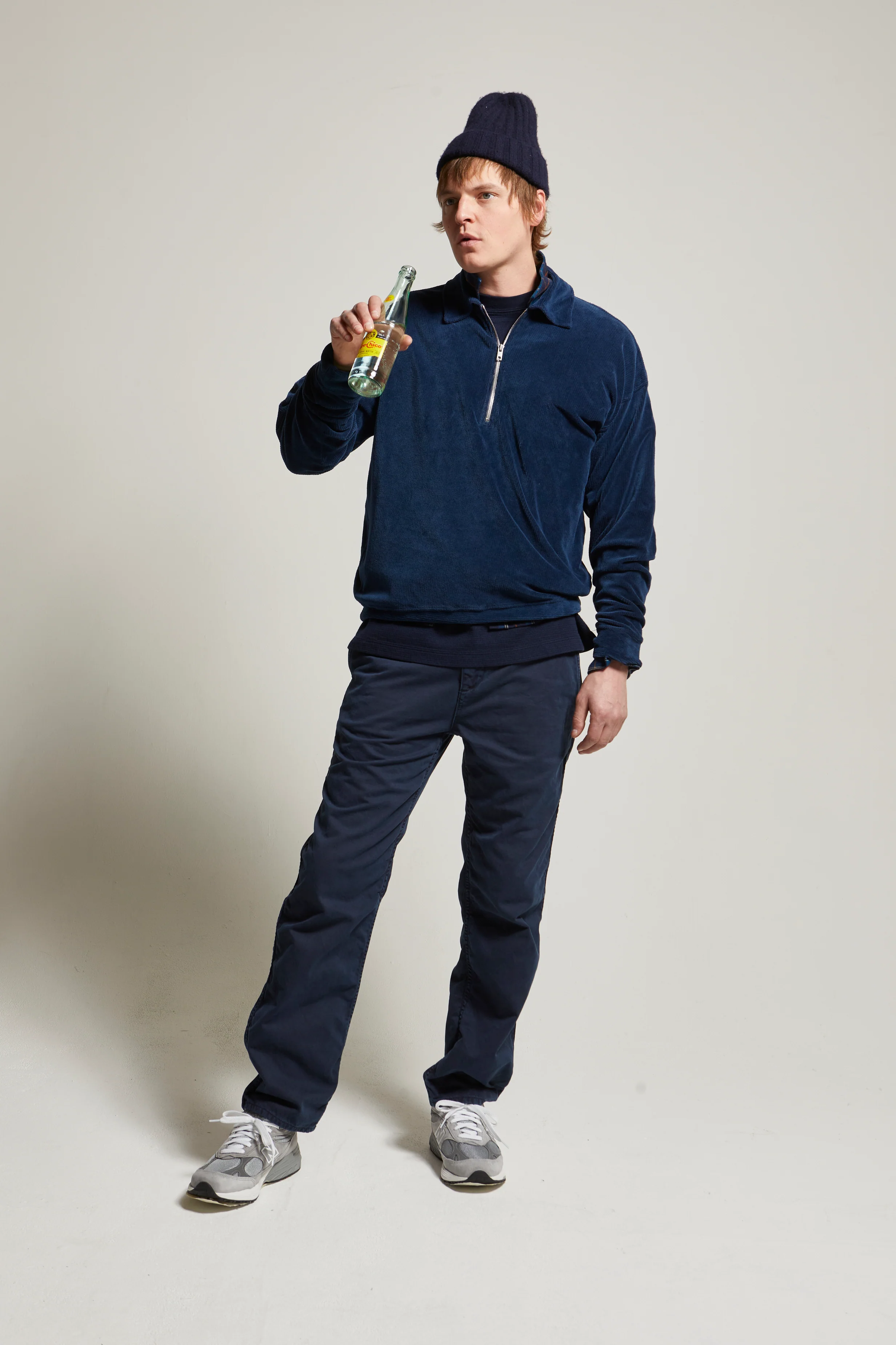 Claude Velour 1/4 Zip - Image 7
