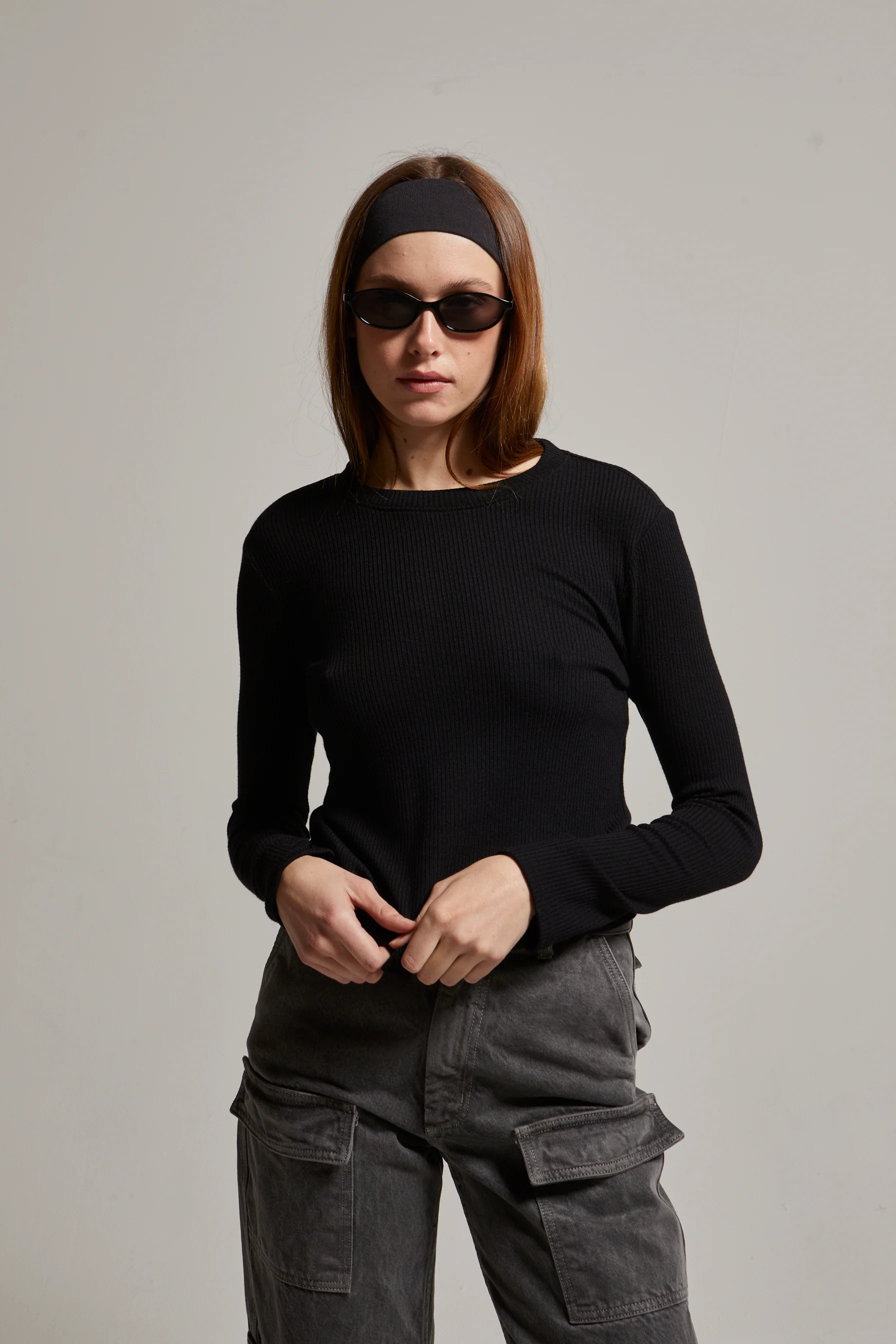 Hannah Ribbed Long Sleeve Tee - Image 6