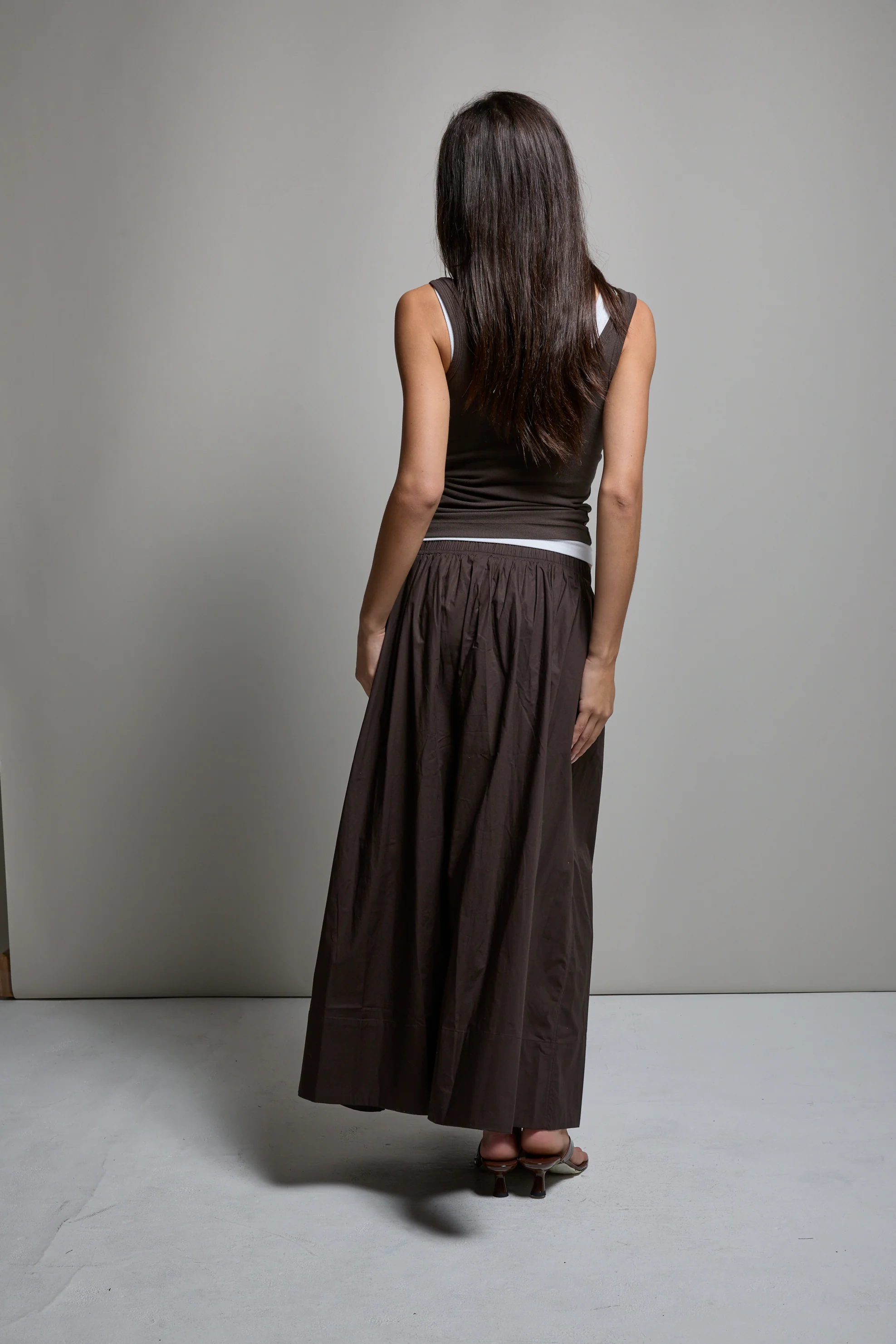 Kate Poplin Pleated Skirt - Image 11