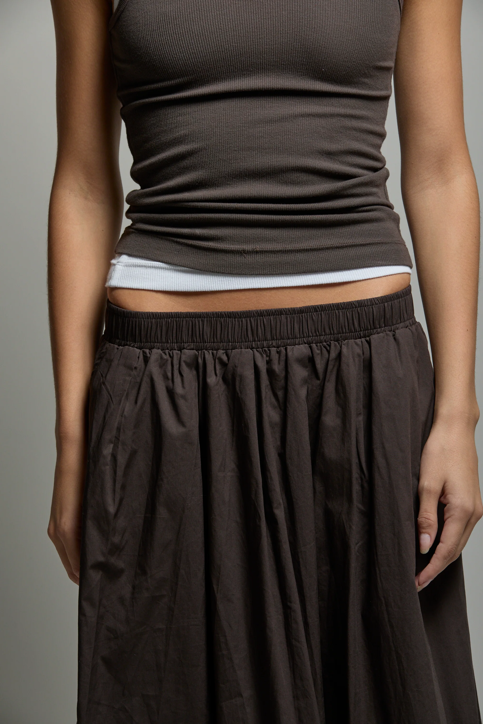 Kate Poplin Pleated Skirt - Image 12