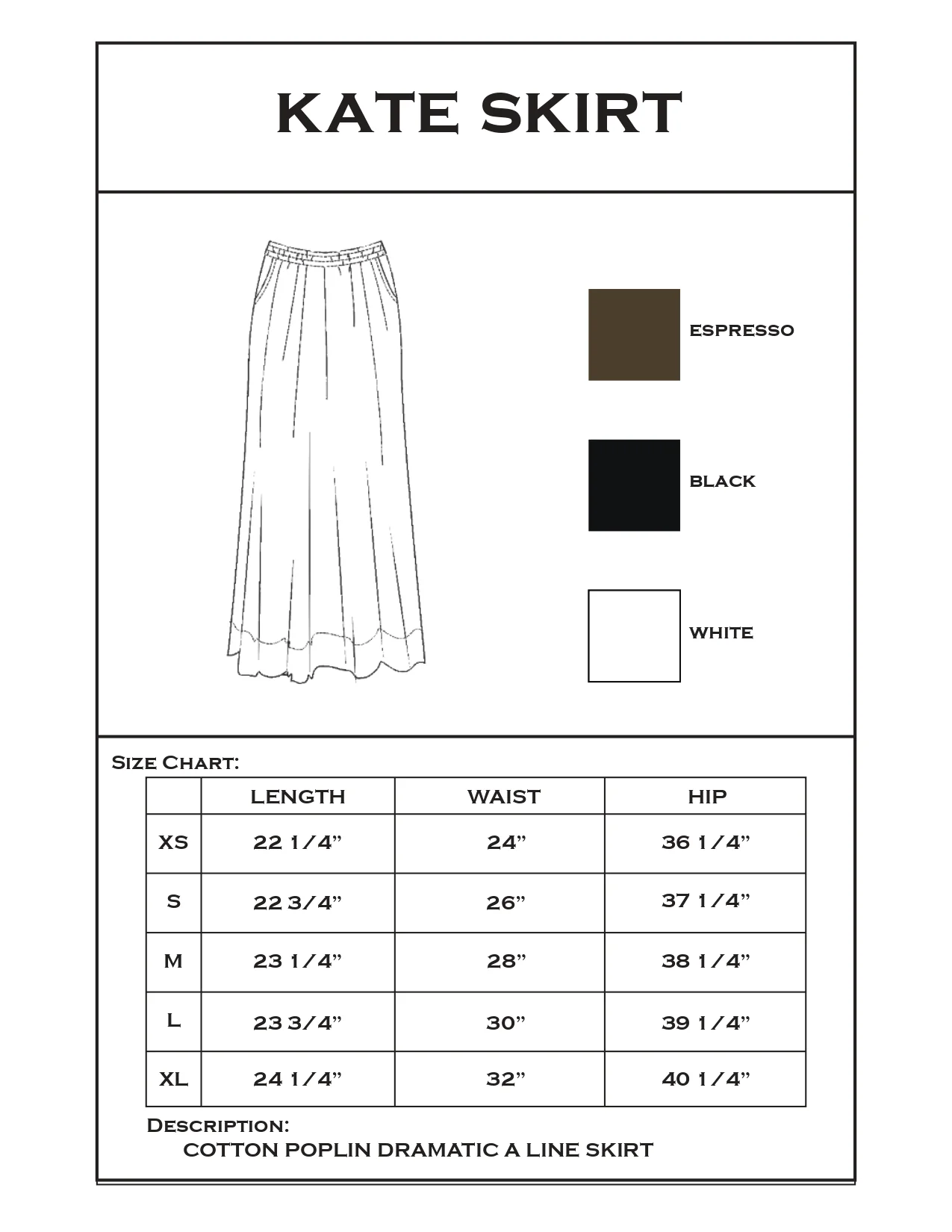 Kate Poplin Pleated Skirt - Image 22