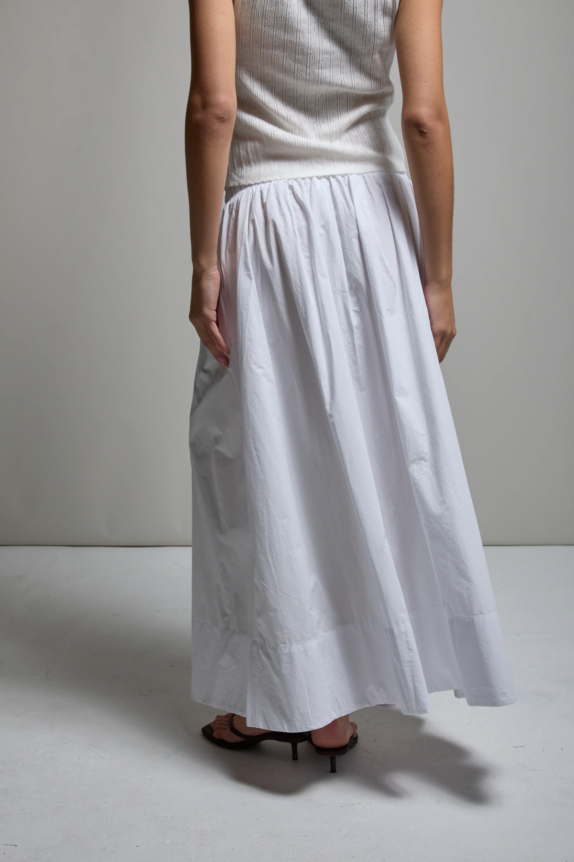 Kate Poplin Pleated Skirt - Image 6