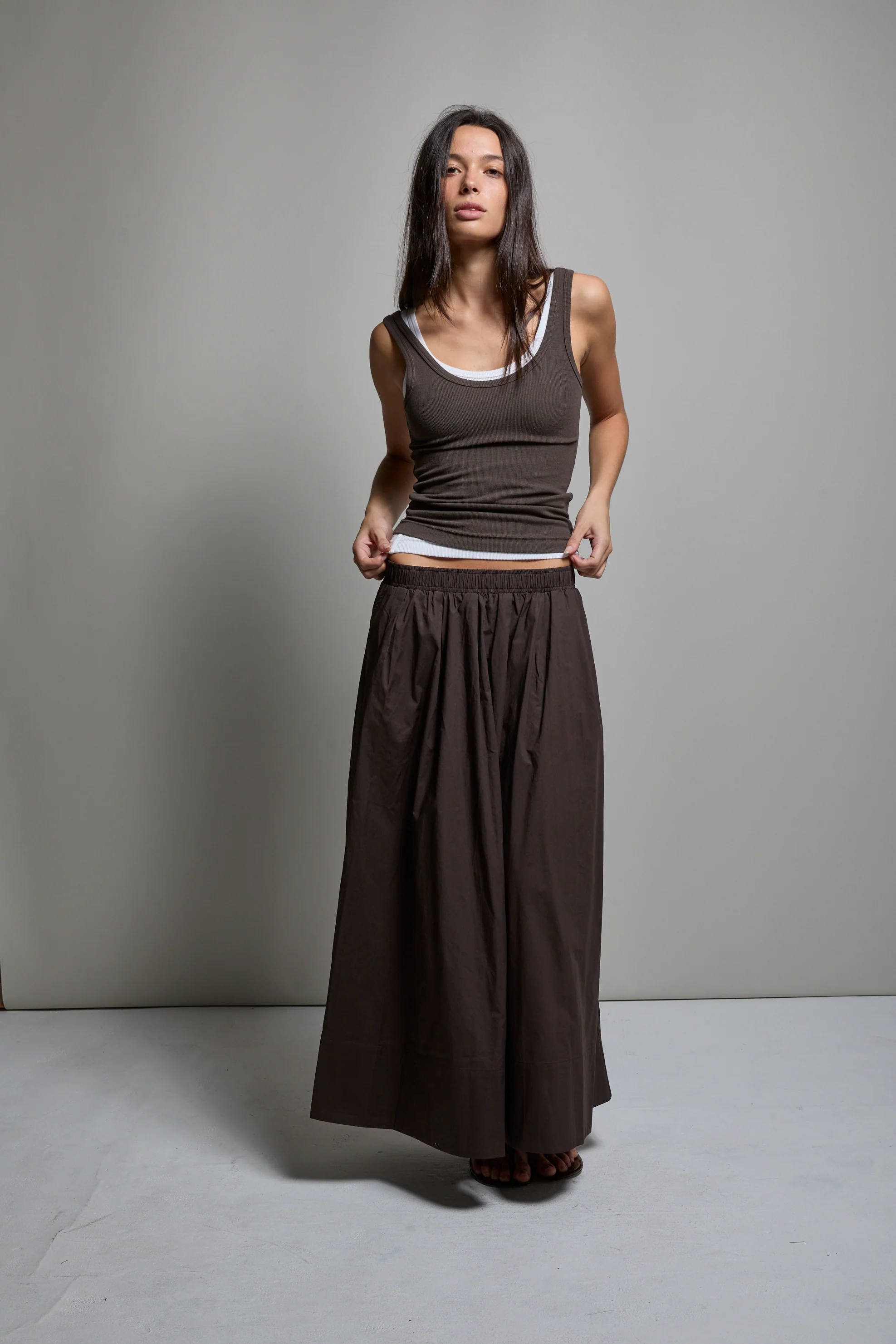 Kate Poplin Pleated Skirt - Image 8