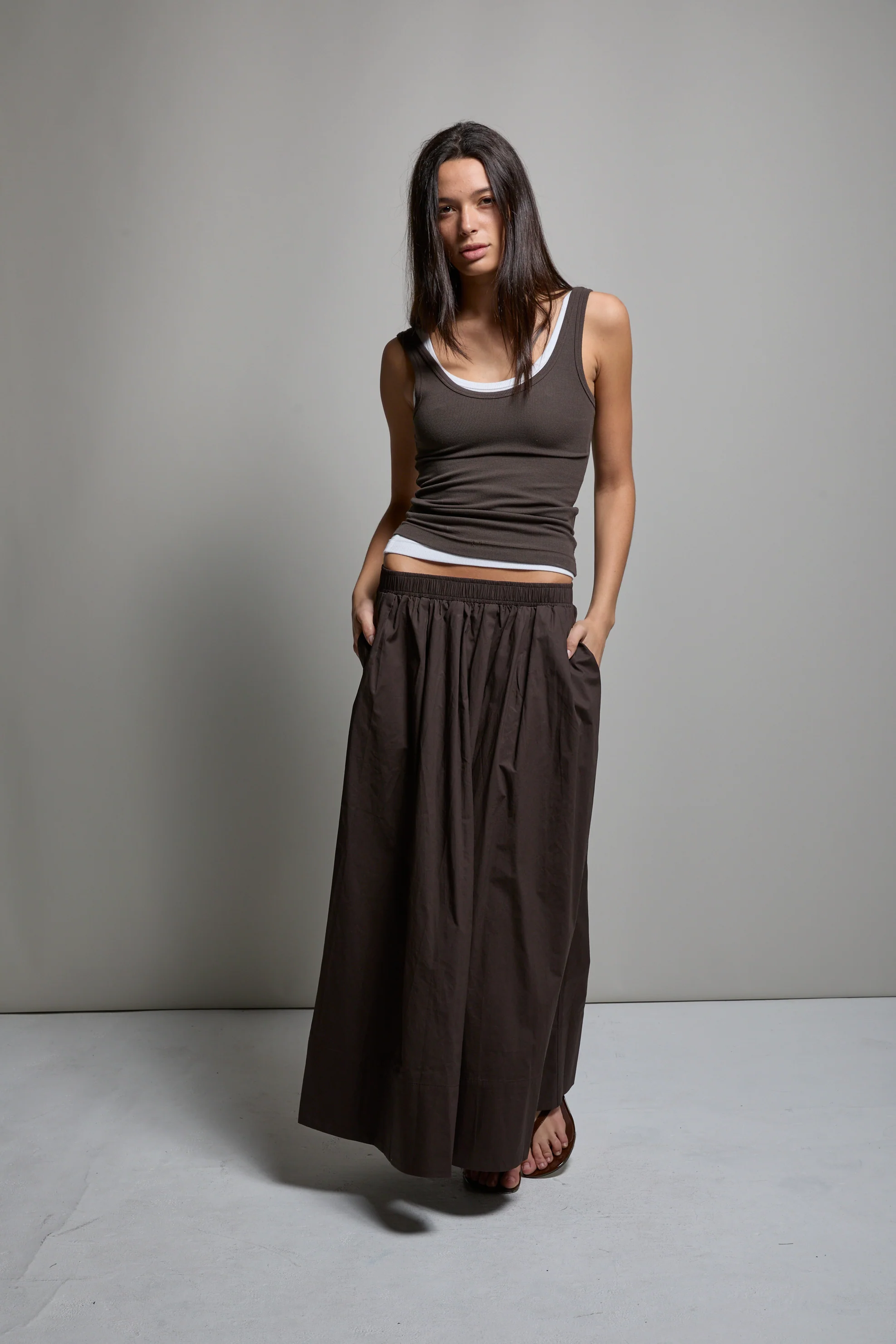 Kate Poplin Pleated Skirt - Image 9