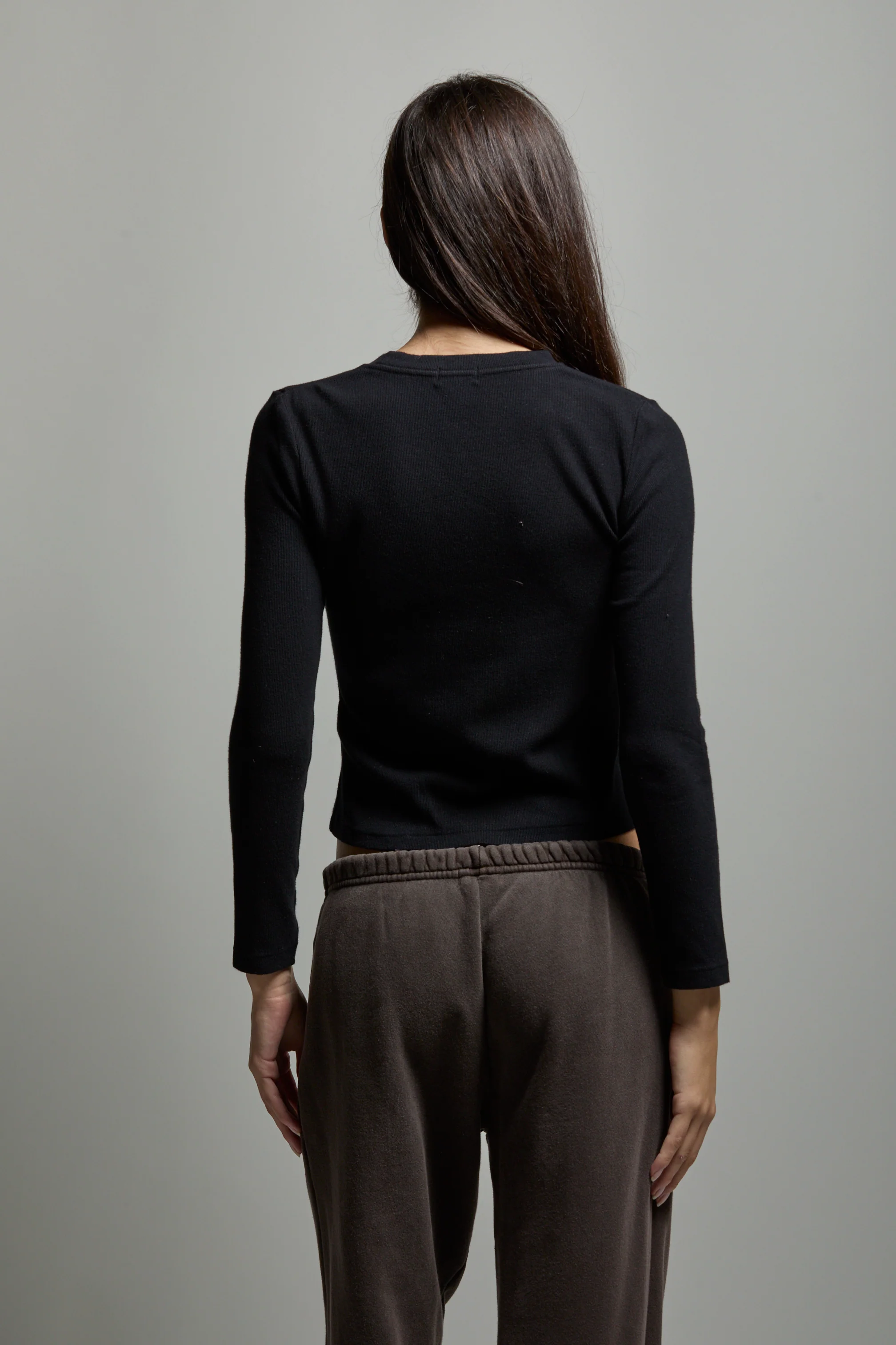 Libby Ribbed Long Sleeve Tee - Image 3