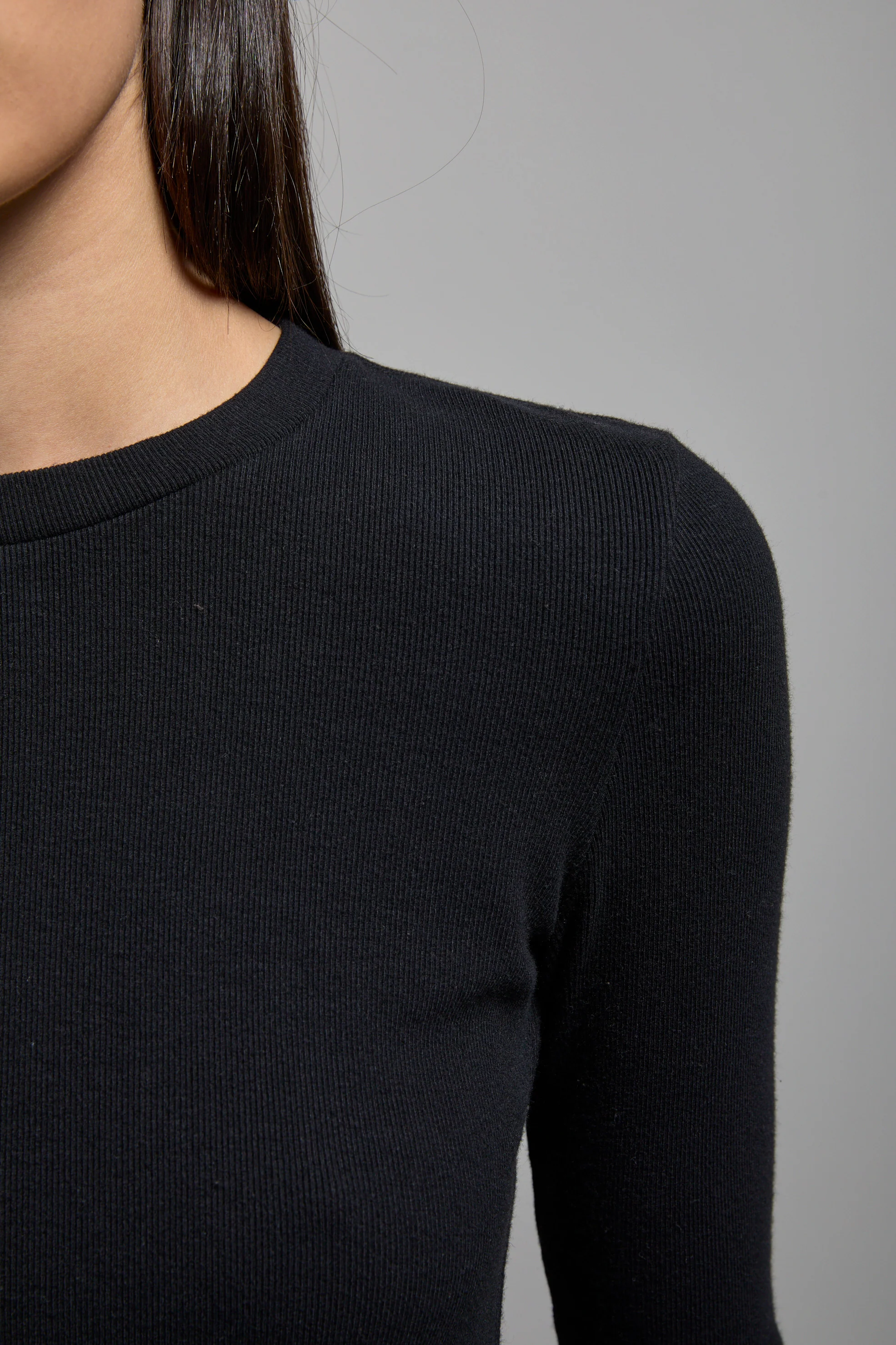 Libby Ribbed Long Sleeve Tee - Image 5
