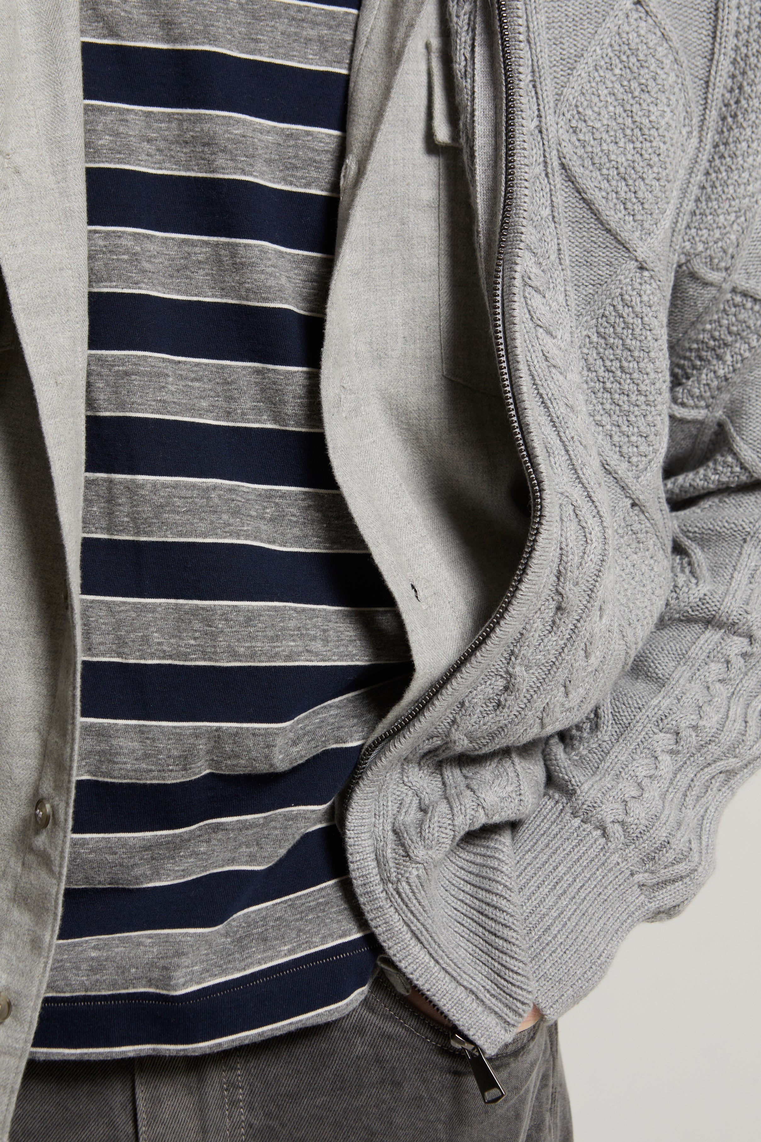 Lorenzo Heather Brushed Flannel Shirt - Image 4