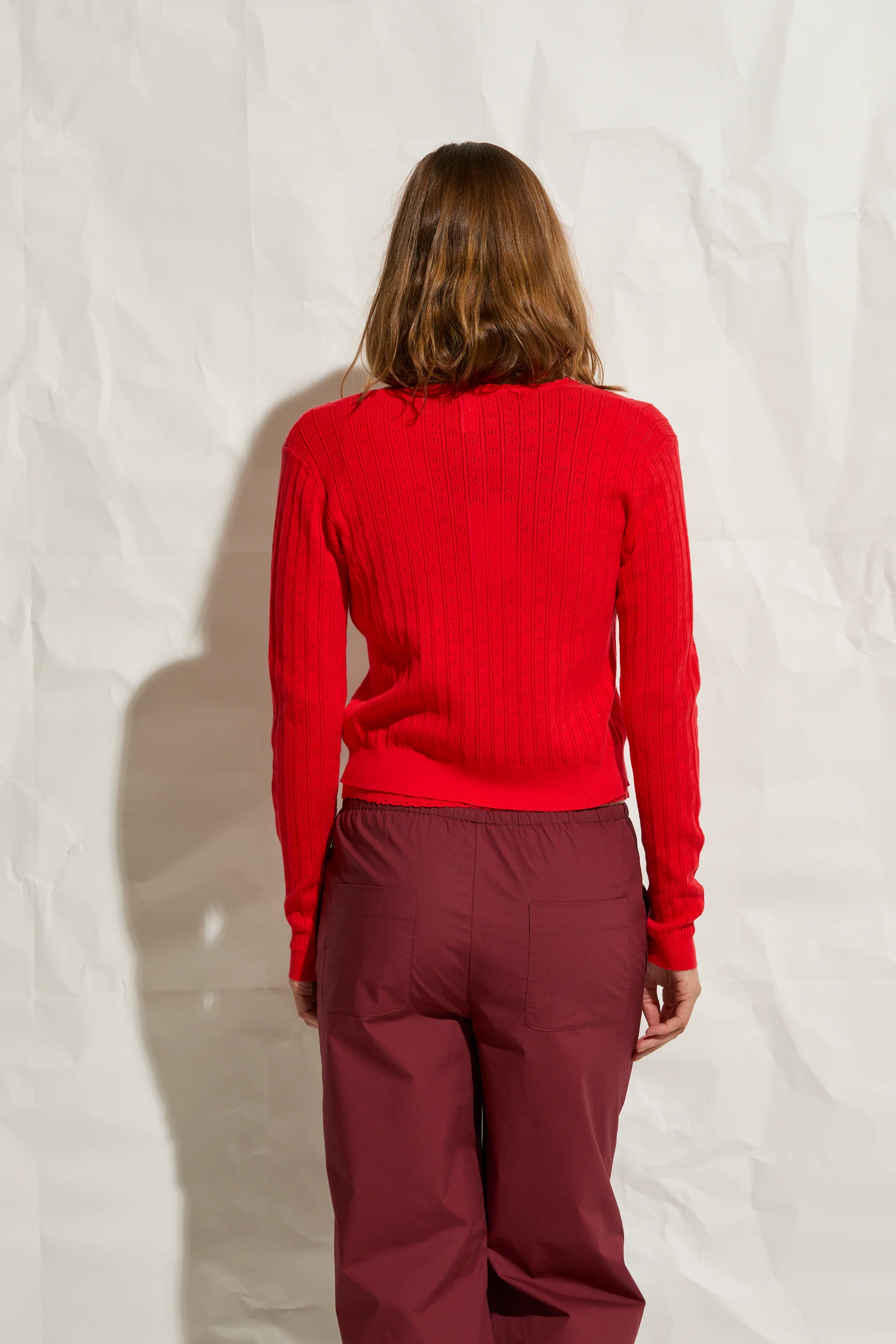 Paloma Pointelle Cardigan - Image 10