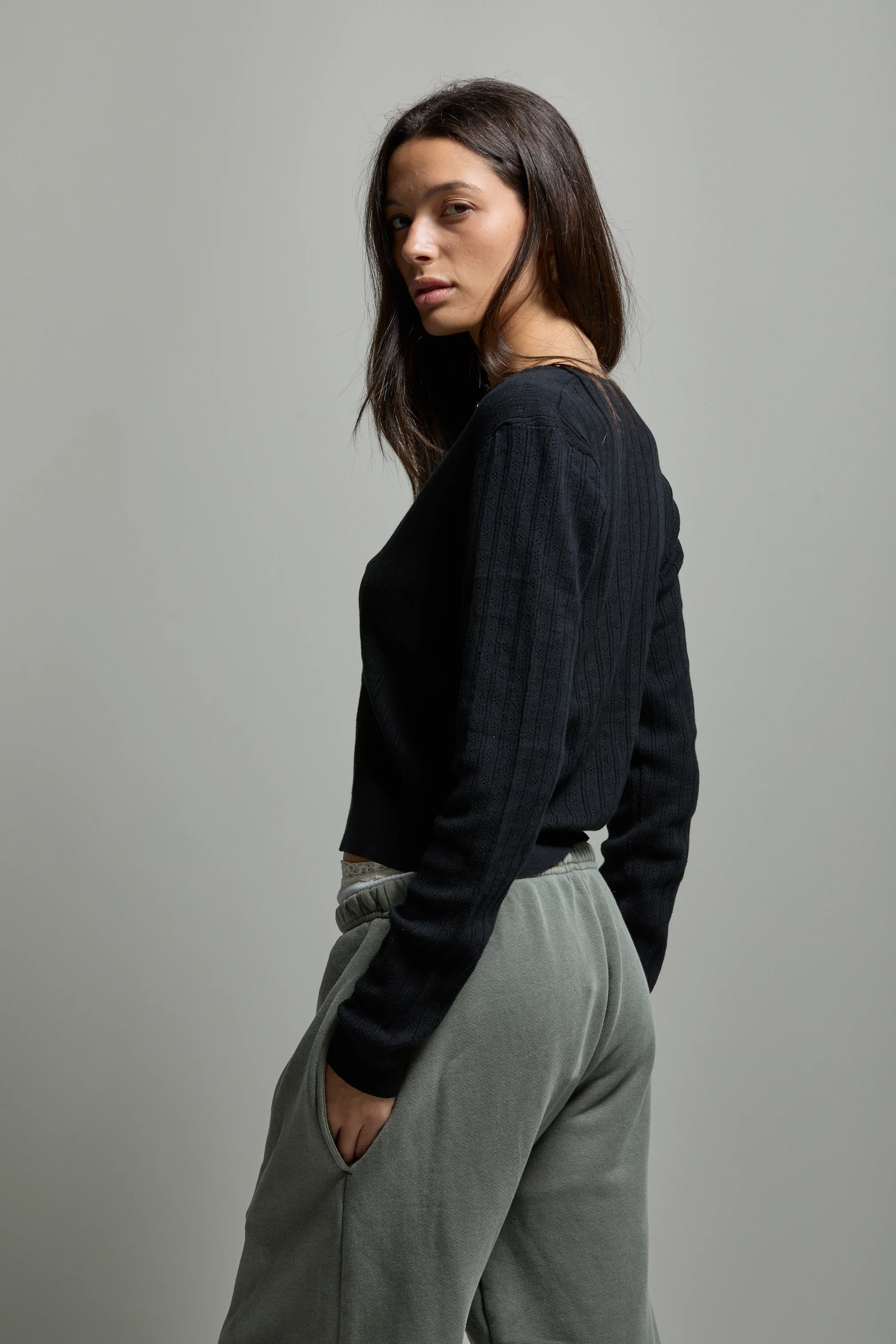 Paloma Pointelle Cardigan - Image 3