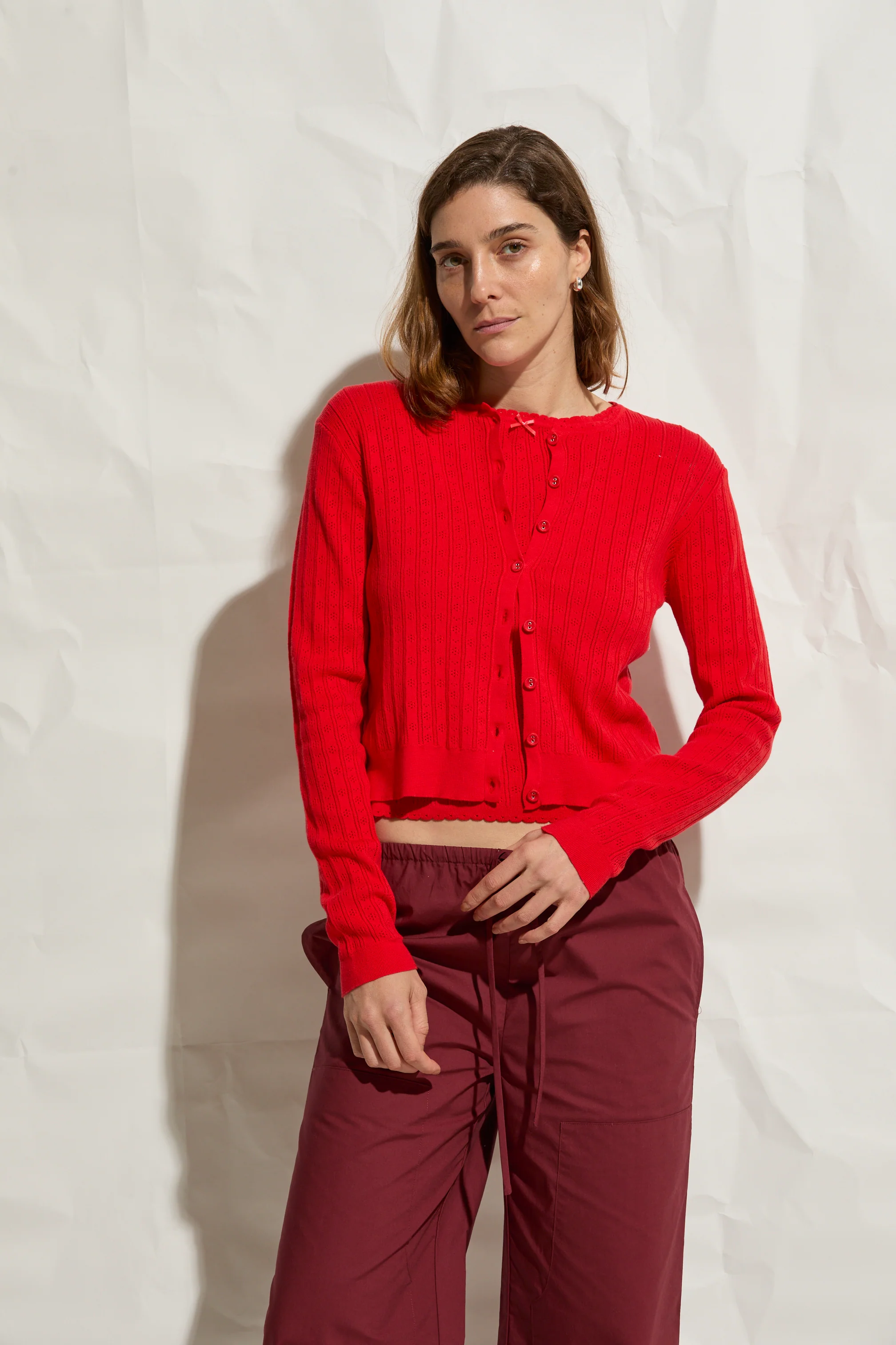 Paloma Pointelle Cardigan - Image 8