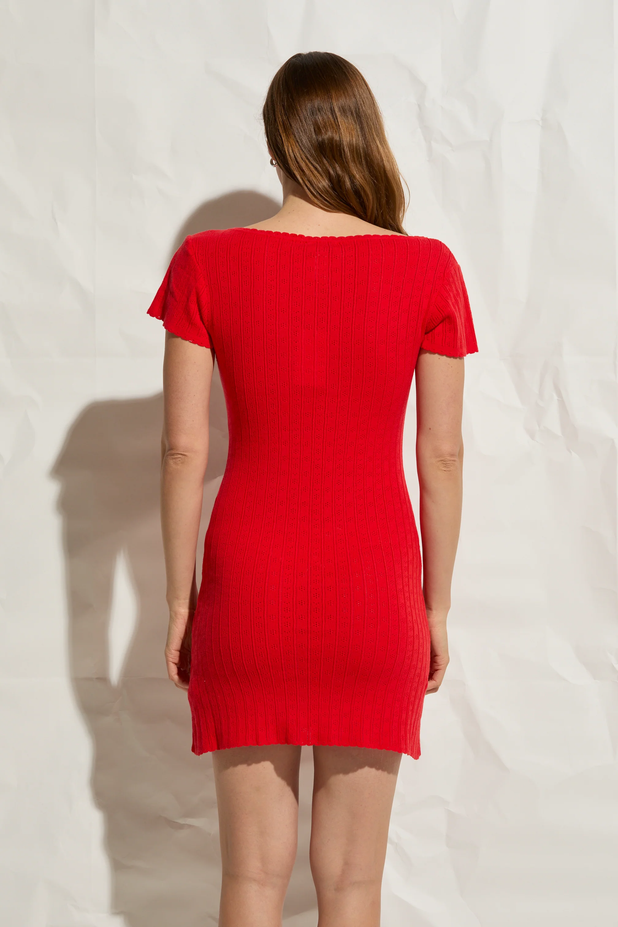 Paloma Pointelle Mini Dress - Image 12