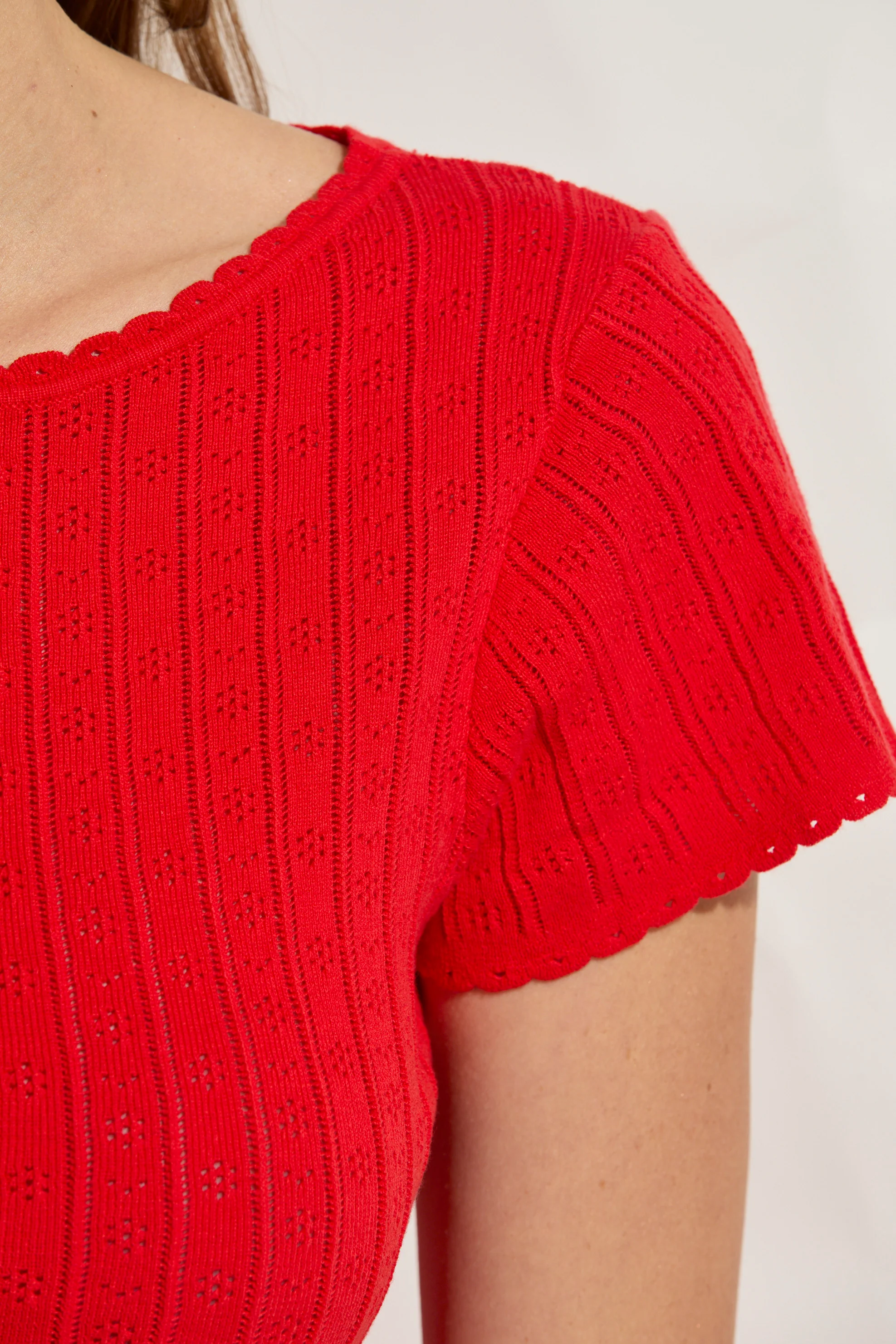 Paloma Pointelle Mini Dress - Image 13