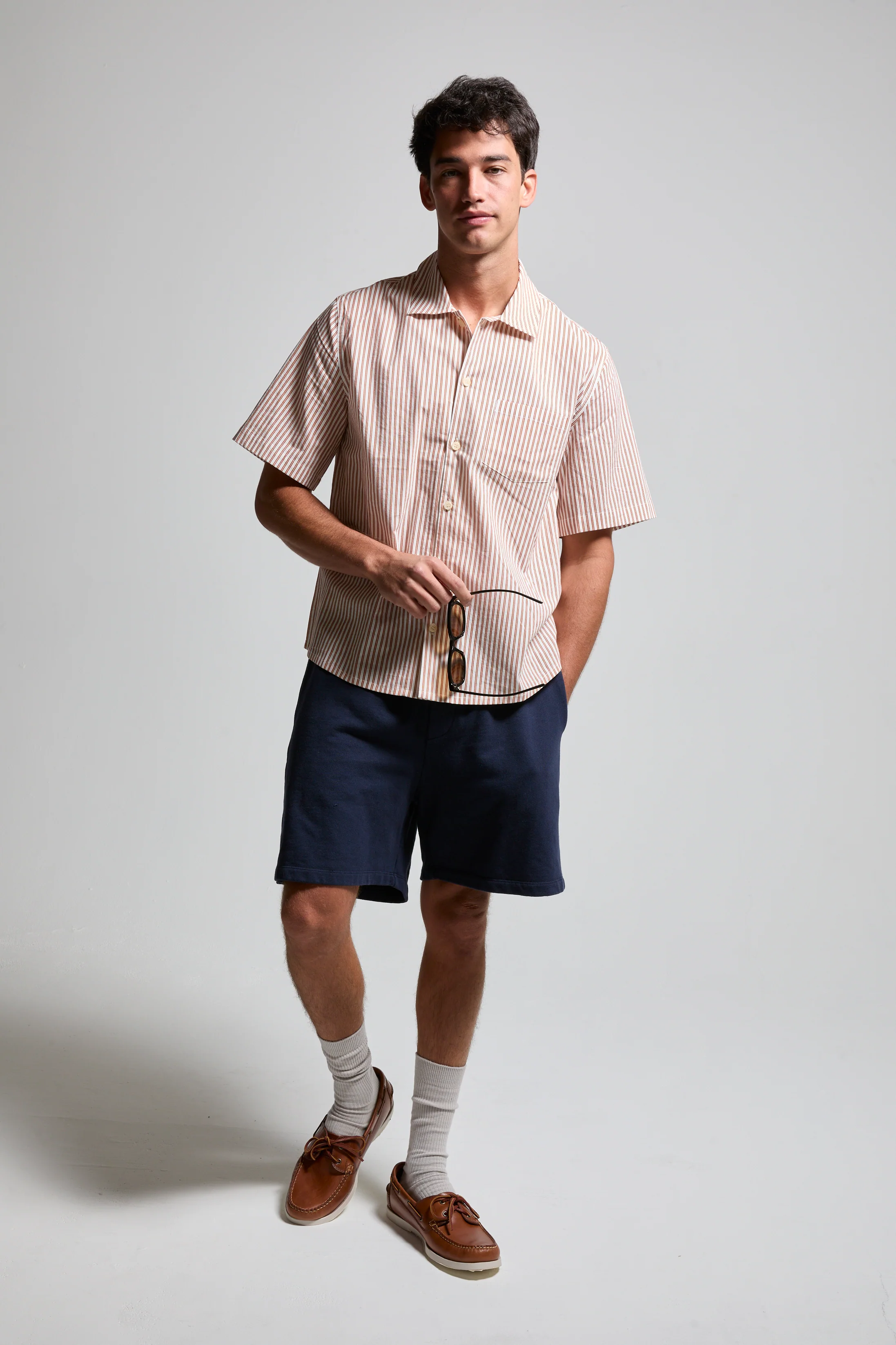 Rick Striped Camp Shirt