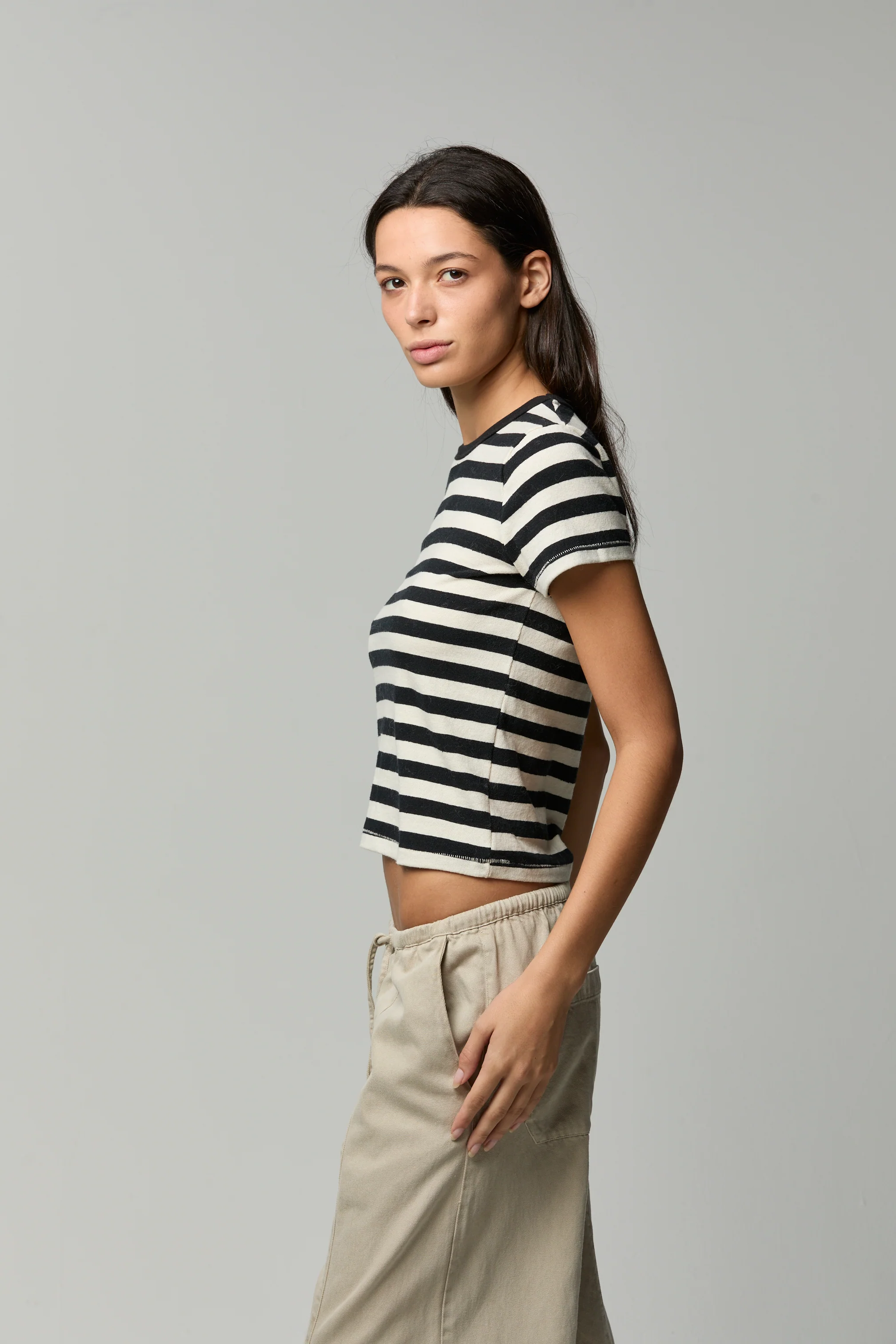 Rylee Stripe Tee - Image 3