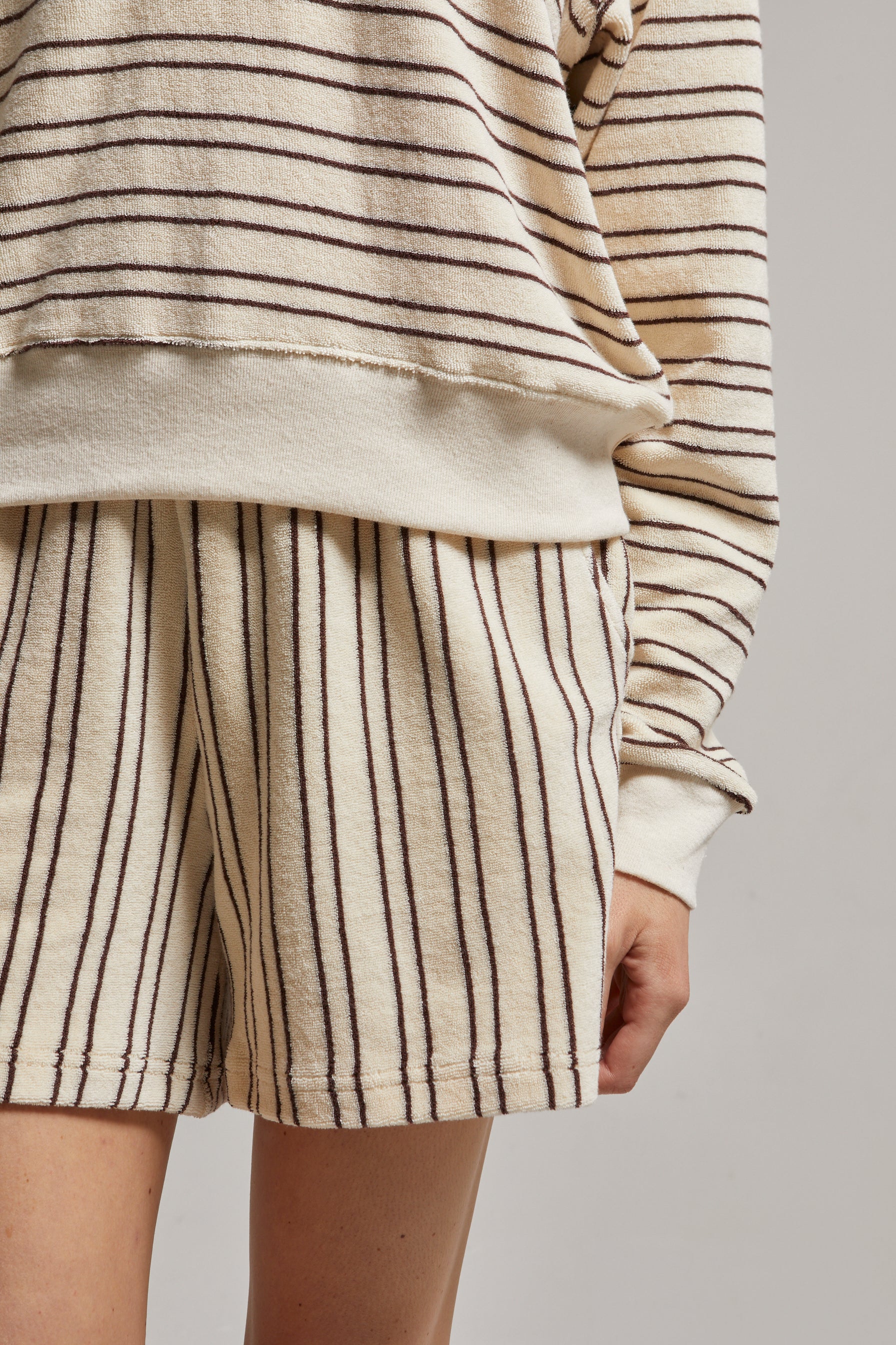 Sharon Stripe Loop Terry Short - Image 4