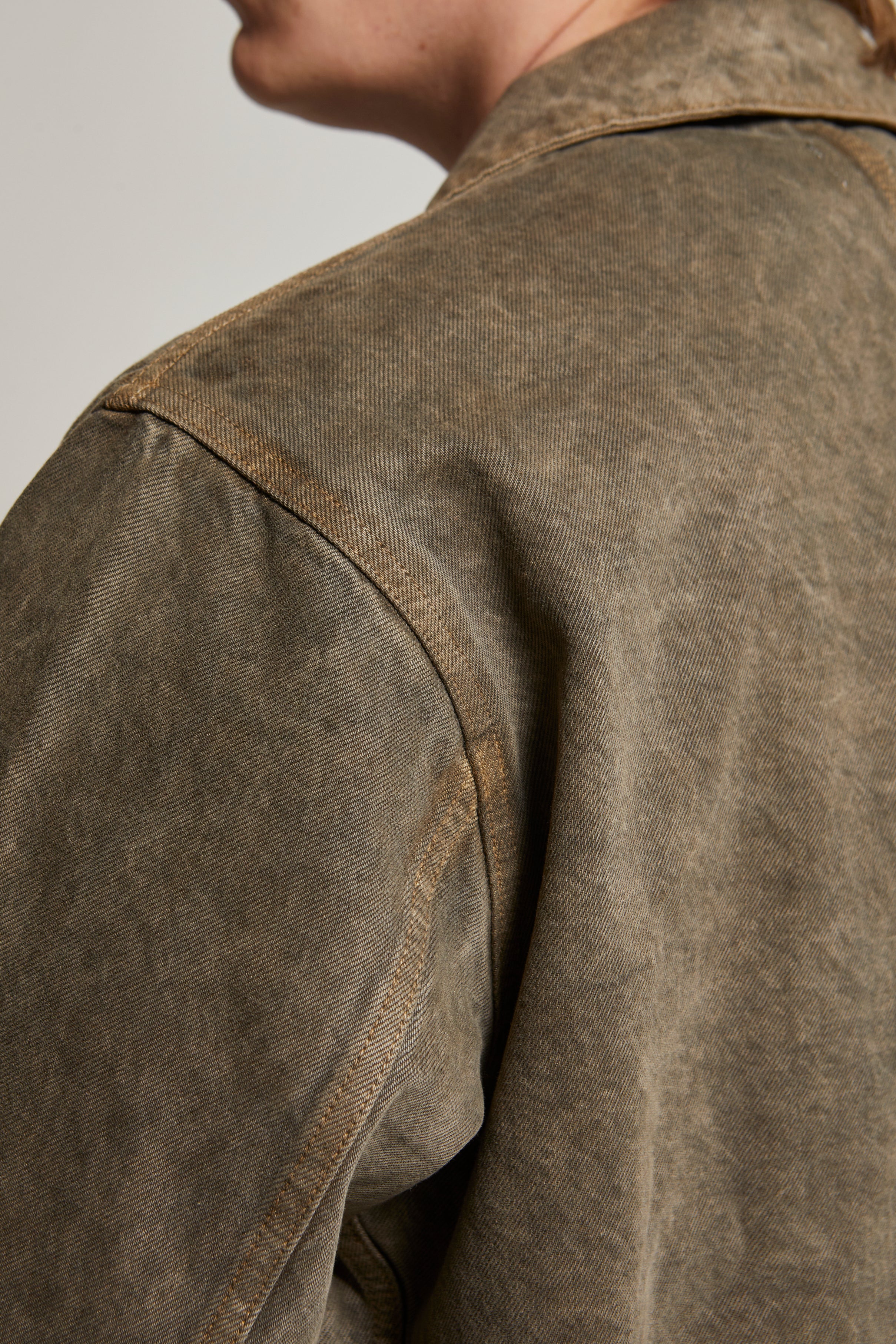 Zed Zip Cotton Twill Jacket - Image 4