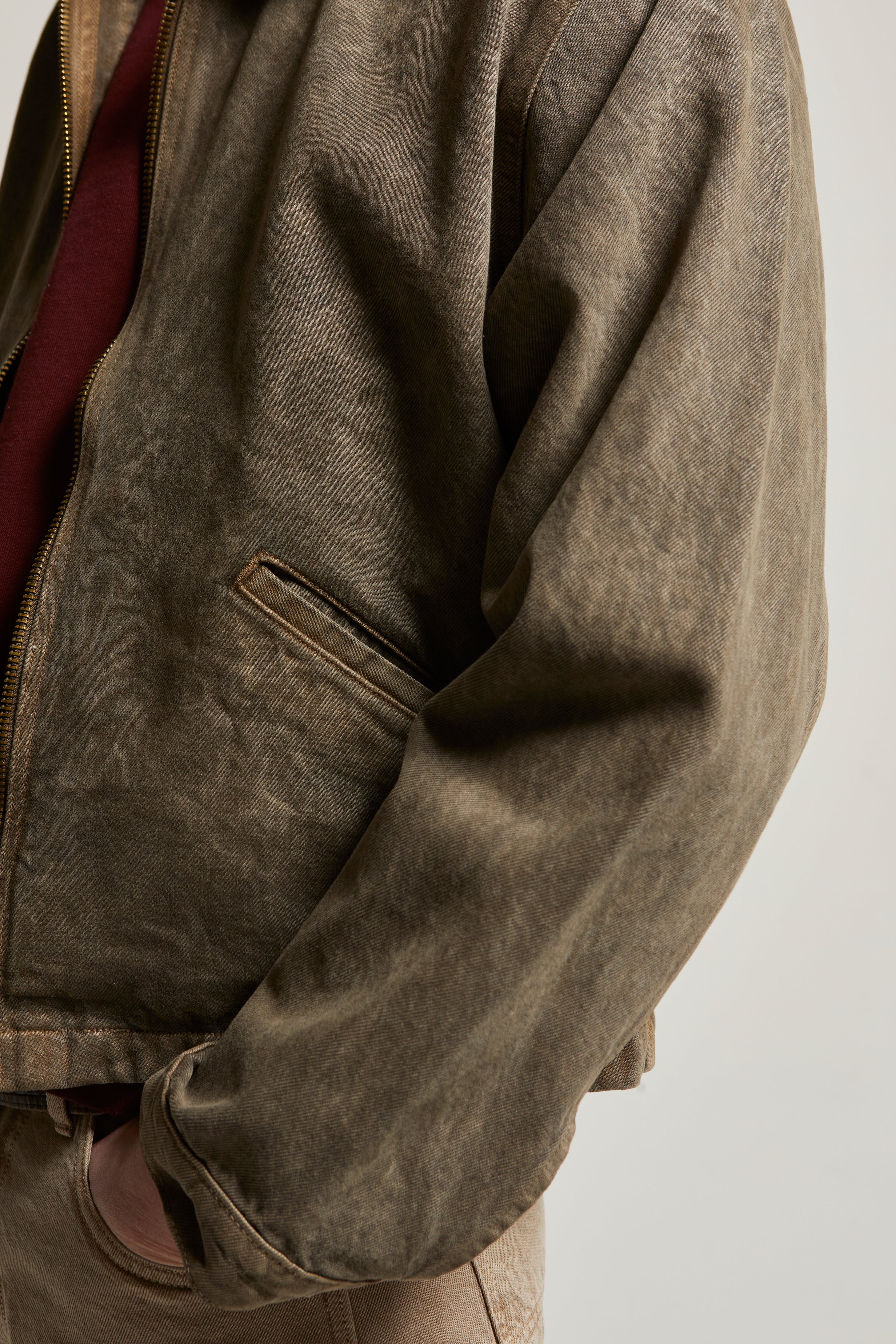 Zed Zip Cotton Twill Jacket - Image 5