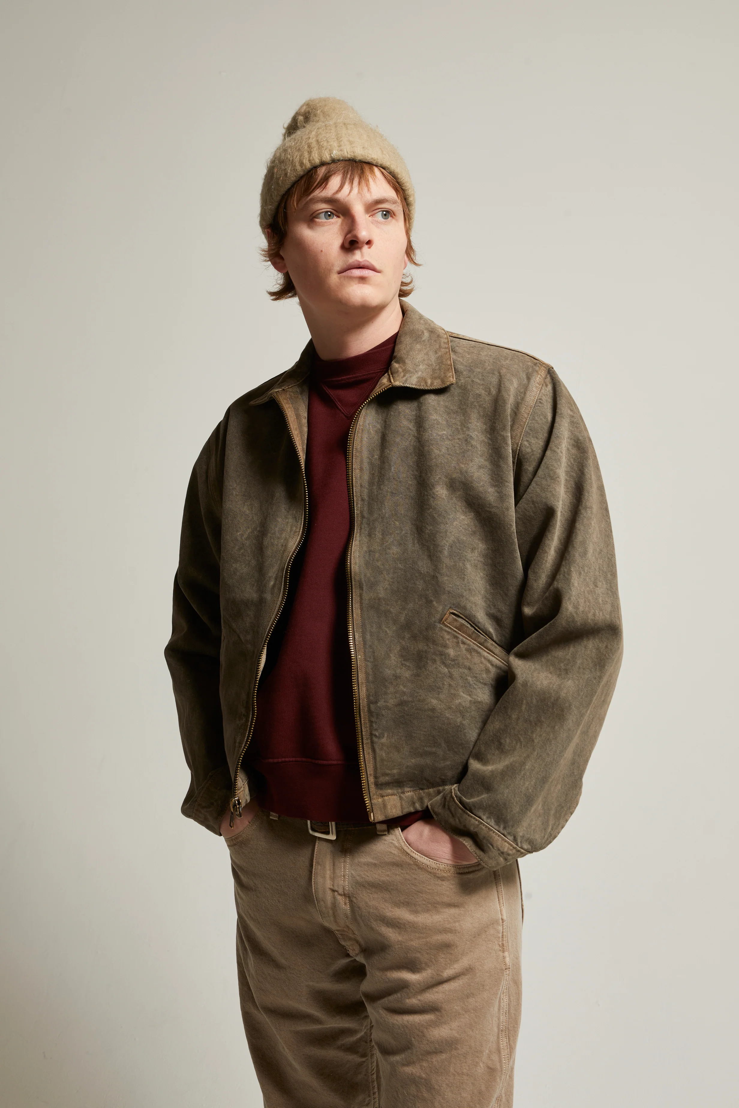Zed Zip Cotton Twill Jacket - Image 7